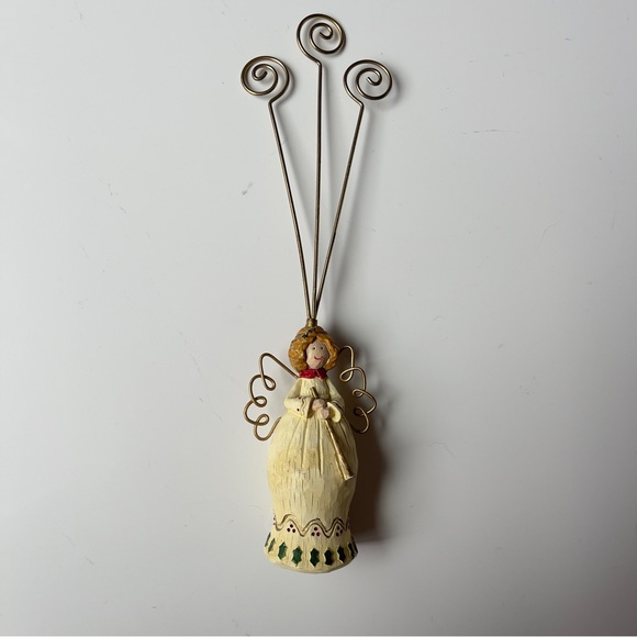 Vintage Angel Resin Collectible Memo/Photo/Note Holder Desk Figurine - Picture 2 of 6